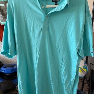 PGA Tour Men's Turquoise Polo Shirt
